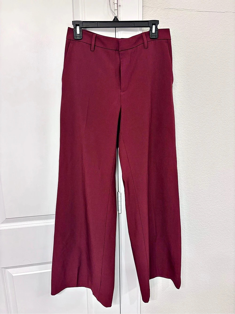 Banana Republic Sculpted Stretch Pants Trousers Maroon Size 6